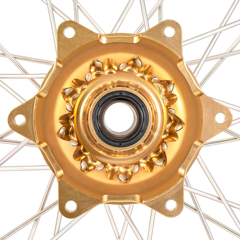 Racing Team Replica Elite Wheels Light Bronze / Purple For Fantic XXF 250 2021-2024 - 2.15