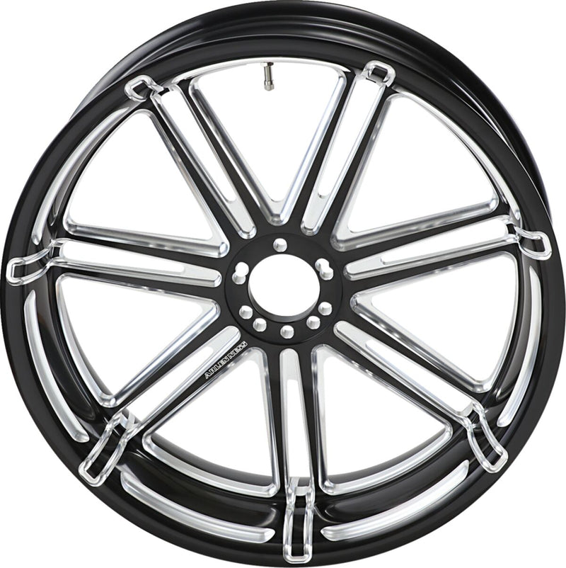 7-Valve Forged Billet Rim Black / Gloss For Harley Davidson FLD 1690 - 18 X 5.5