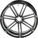 7-Valve Forged Billet Rim Black / Gloss For Harley Davidson FLD 1690 - 18 X 5.5