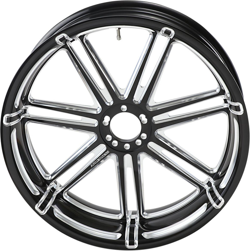 7-Valve Forged Billet Rim Black / Gloss For Harley Davidson FLD 1690 - 18 X 5.5