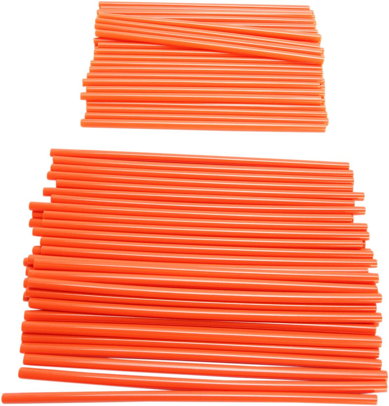 Spockets Spoke Covers Wheel Trim Kit Natural / Orange