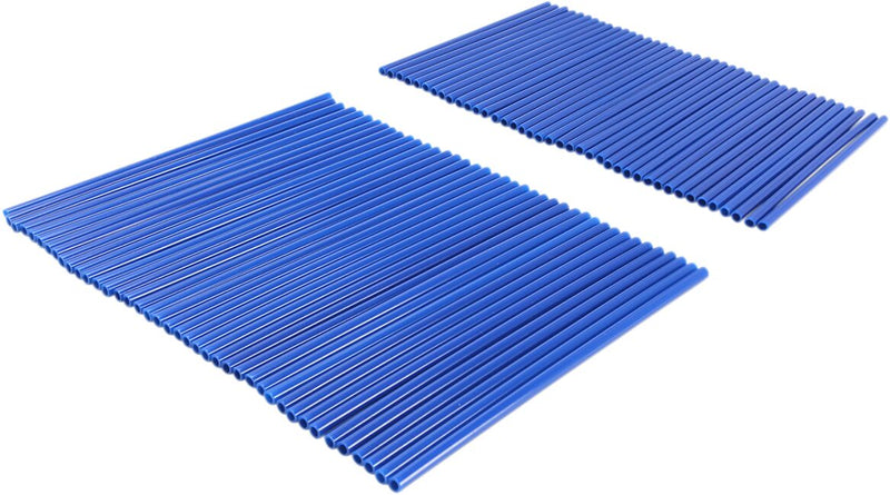 Spockets Spoke Covers Wheel Trim Kit Blue / Natural