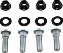 Wheel Stud/Nut Kit Black / Raw / Silver For Yamaha YFM 350 2004