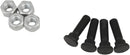 Wheel Stud/Nut Kit Black / Raw / Silver For Yamaha YXR 450 F 4X4 2007-2009