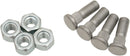 Wheel Stud/Nut Kit Silver For Suzuki LT-A 400 2X4 2002-2008