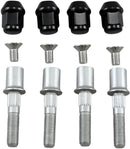 Wheel Stud/Nut Kit Black / Raw / Silver For Can AM (BRP) MAVERICK 1000 R EFI 4X4 2014-2015