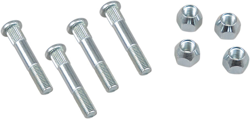 Wheel Stud/Nut Kit Raw / Silver For Polaris SCRAMBLER 850 4X4 2015-2018