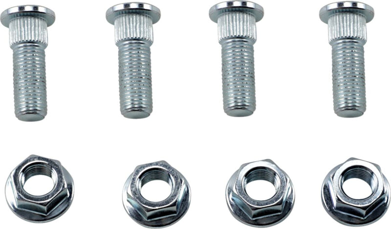 Wheel Stud/Nut Kit Raw / Silver For Polaris RANGER 500 EFI 4X4 2019