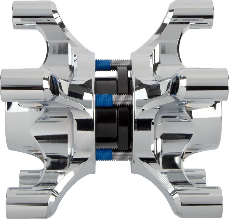 Spider Wheel Hub Chrome / Silver For Harley Davidson FLH 1868 ABS