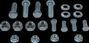 Wheel Stud/Nut Kit Raw / Silver For Polaris MAGNUM 325 2X4 2001