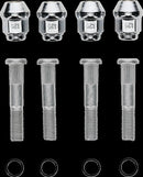 Wheel Stud/Nut Kit Raw / Silver For Suzuki LT-A 400 ASI 4X4 2020-2024