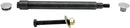 Flush Mount Front Axle Black / Silver For Harley Davidson FLHR 1450 2000-2006 - 25.4 MM