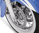 Flush Mount Front Axle Black / Silver For Harley Davidson FLHR 1450 2000-2006 - 25.4 MM