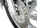 Flush Mount Front Axle Black / Polished / Silver For Harley Davidson FLD 1690 2013 - 25 MM