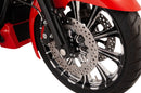 Flush Mount Front Axle Black / Polished / Silver For Harley Davidson FLD 1690 2013 - 25 MM