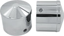 Front Axle Nut Cover Chrome / Silver For Harley Davidson FLFB 1750 ABS 2018-2019 - 25.4 MM