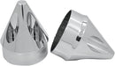 Front Axle Nut Cover Chrome / Silver For Harley Davidson FLFBS 1868 ABS 2018-2019 - 25.4 MM