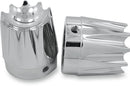 Front Axle Nut Cover Chrome / Silver For Harley Davidson FLDE 1750 ABS 2018-2019 - 25.4 MM