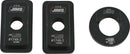 Lockdown Axle Kit Black / Matt For Harley Davidson FLHR 1340 1994-1998