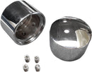 Rear Axle Cover Chrome / Silver For Harley Davidson XL 1200 C 2008-12