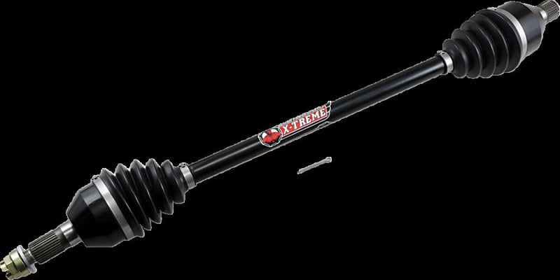 Heavy-Duty X-Treme Axle Black / Polished For Can Am (BRP) MAVERICK TURBO 900 EFI 4X4 2019-24