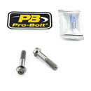 Titanium Front Axle Pinch Bolt Kit Race Spec Natural For Honda CBF 600 S 2008-2009