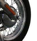 Front Axle Cap Chrome - 25.4 MM