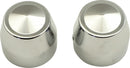 Front Axle Cap Chrome - 25 MM