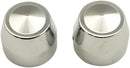Front Axle Cap Chrome - 25 MM