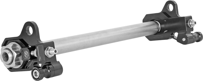 Axle Adjuster Kit Anodized / Black / Zinc Finish For Harley Davidson FLHR 1584 2009-2011