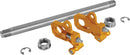 Axle Adjuster Kit Anodized / Gold / Zinc Finish For Harley Davidson FLHR 1584 2009-2011