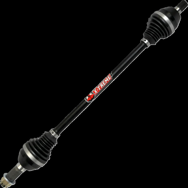 Heavy-Duty X-Treme Axle Black / Polished For Can Am (BRP) MAVERICK TURBO 900 EFI 4X4 2019-2024