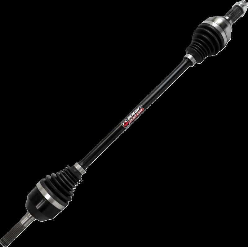 Complete Heavy-Duty Axle Black / Raw For Can Am (BRP) MAVERICK TURBO 900 EFI 4X4 2018-21