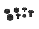 Complete Axle Cover Kit Black For Harley Davidson FLFB 1750 ABS 2018-2020