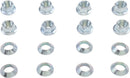 Universal Locking Lug Nuts Chrome / Silver
