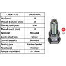 NGK CR8EK 3478 Plugs - Box Of 10 - FREE UK Delivery, FREE 365 Day Returns | Moto Superstore