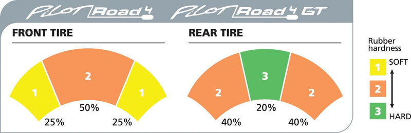 Pilot® Road 4 Gt: Dual-Compound Sport Touring Radials Tire For BMW K 1200 R - 190/55ZR17