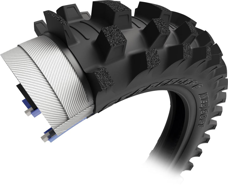 Starcross 6 Medium Soft Tire For Cagiva WMX 250 - 100/90-19