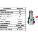 NGK CR9EIA-9 6289 Plugs - Box Of 4 - FREE UK Delivery, FREE 365 Day Returns | Moto Superstore