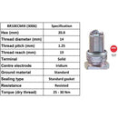 NGK BR10ECMIX Was BR10ECMVX 3006 Plugs - Box Of 4 - FREE UK Delivery, FREE 365 Day Returns | Moto Superstore