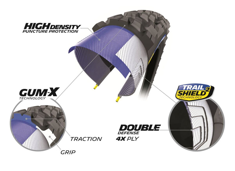 Force AM2 Competition Bicycle Tire Black - 29" x 2.40"| 61-622