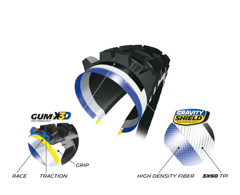 Wild Enduro Competition Front Gum-X Black - 27.5" x 2.60"