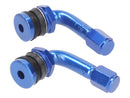 Tire Valve Set 90° Blue