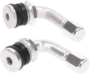 Tire Valve Set 90° Silver