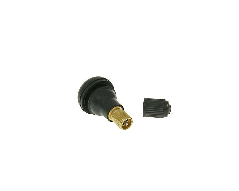 Tyre Valve Tubeless Straight Short TR412 Black - 36 MM