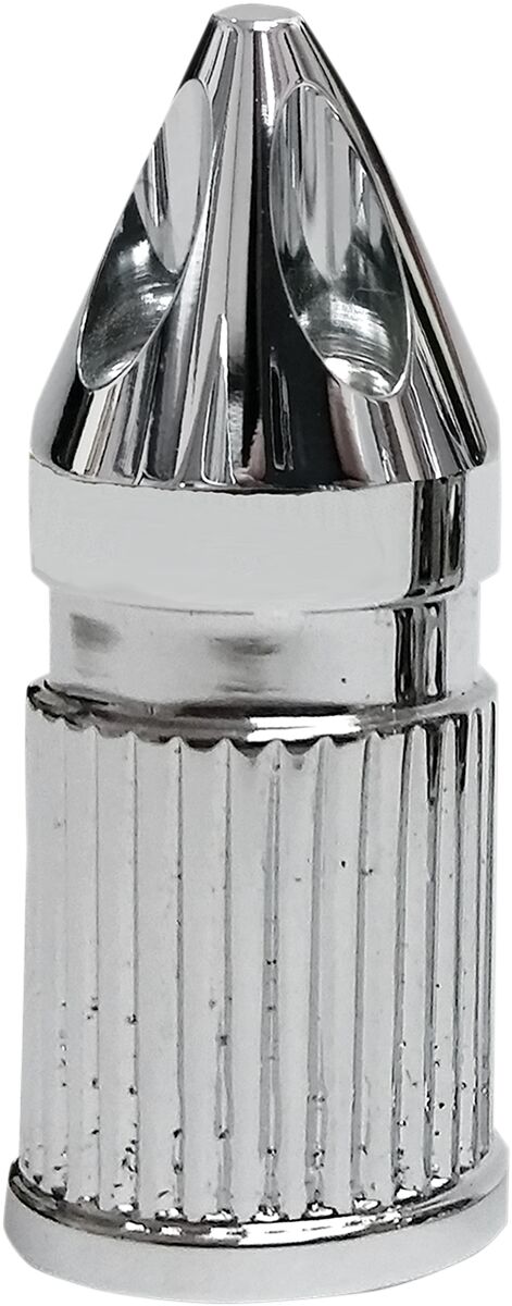Spike Valve Stem Cap Chrome