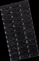 Quickstick Wheel Weight Black / Powder-Coated - 5 G