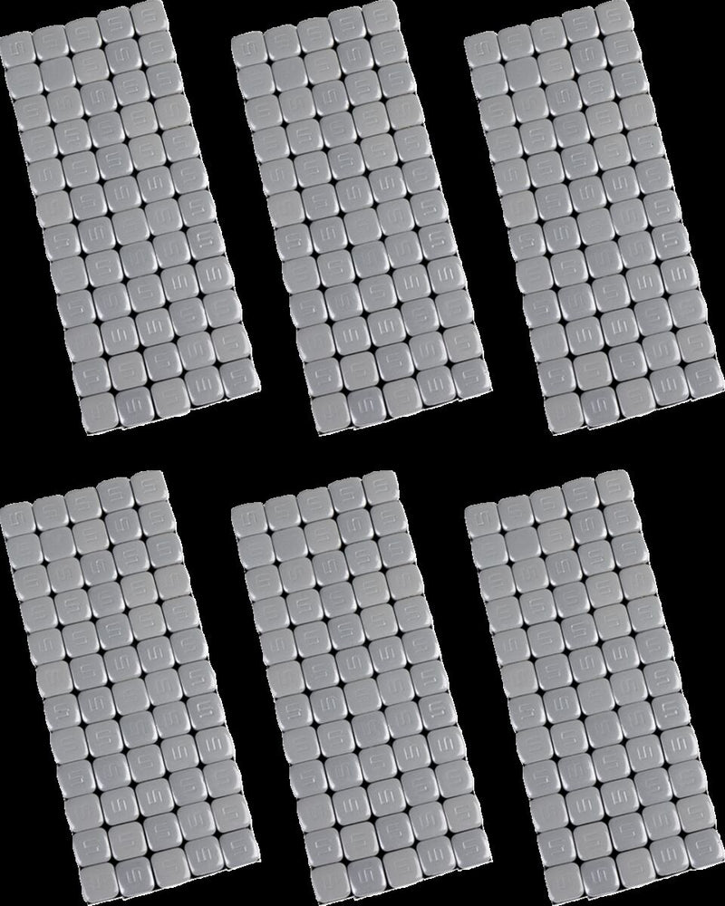 Quickstick Wheel Weights Powder-Coated / Silver - 5 G