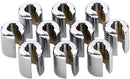 Chrome/Zinc Spoke Wheel Weights Chrome - 21.26 G