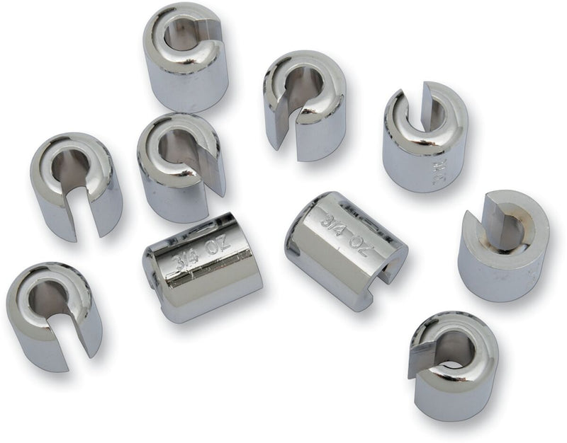 Chrome/Zinc Spoke Wheel Weights Chrome - 28.35 G